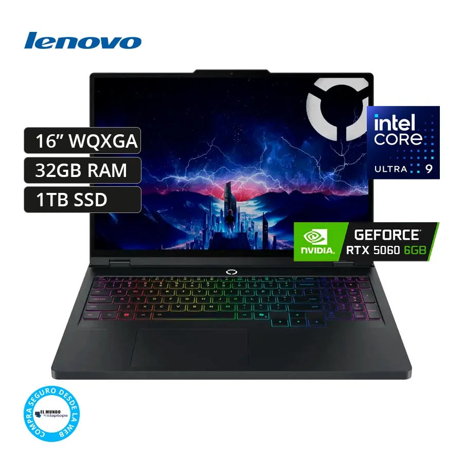 Laptop Lenovo Legion 5i - 16" - 32GB - 5060 8GB - 1TB