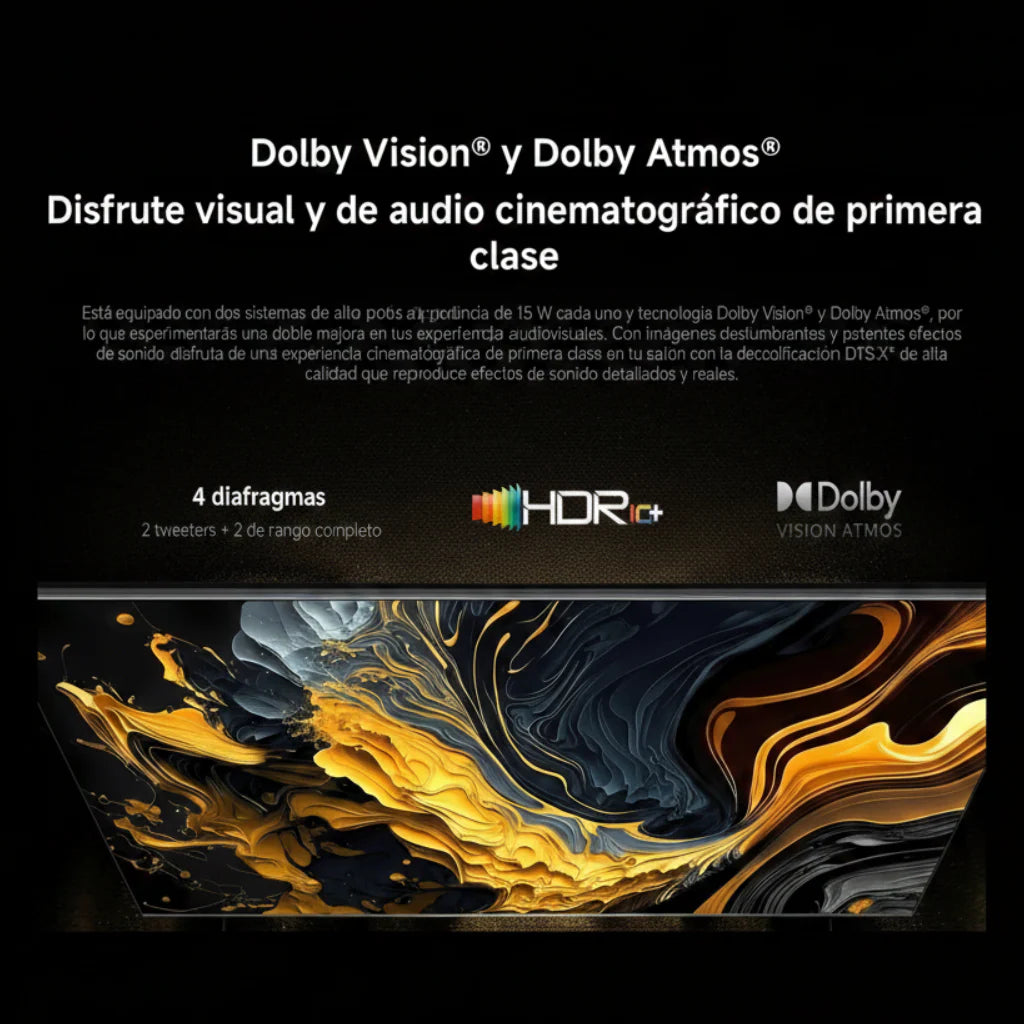 Combo Xiaomi Smart TV 85" + Barra de Sonido JBL 1000 MK2