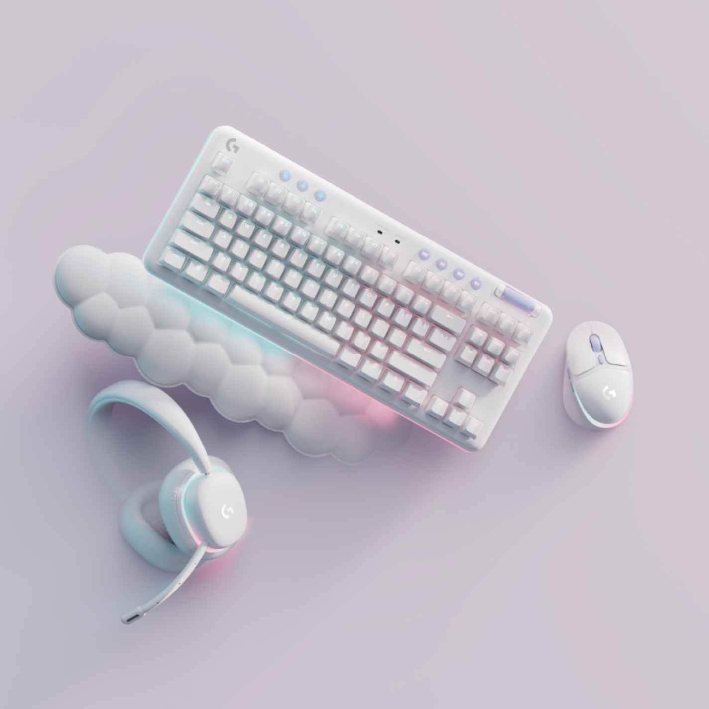 Teclado Logitech G715 TKL - Blanco