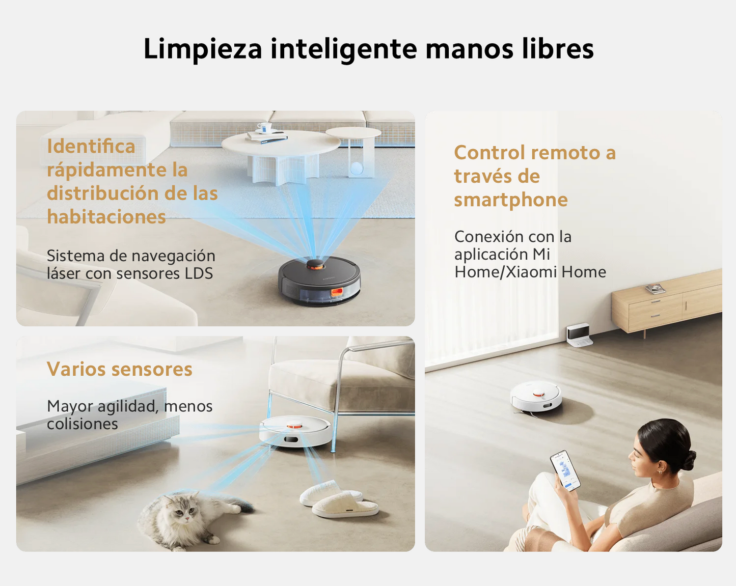 Aspiradora y Trapeadora Xiaomi Robot Vacuum S20 (versión US)
