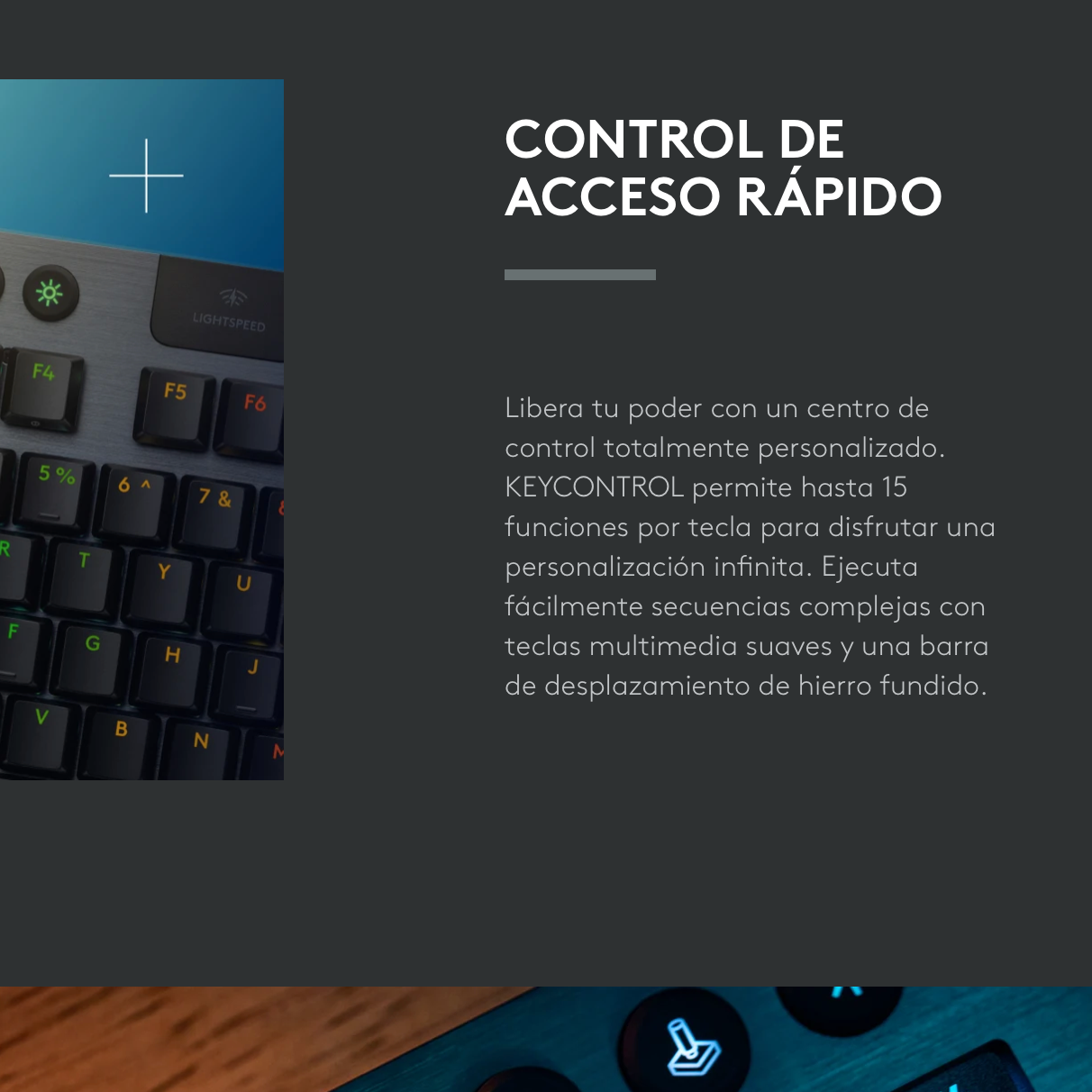 Teclado Logitech G915 TKL Wireless - Negro