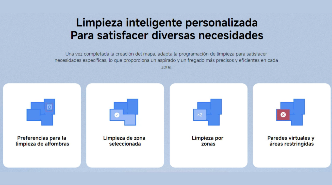 Aspiradora y Trapeadora Xiaomi Robot Vacuum S40C (versión US) - Blanco