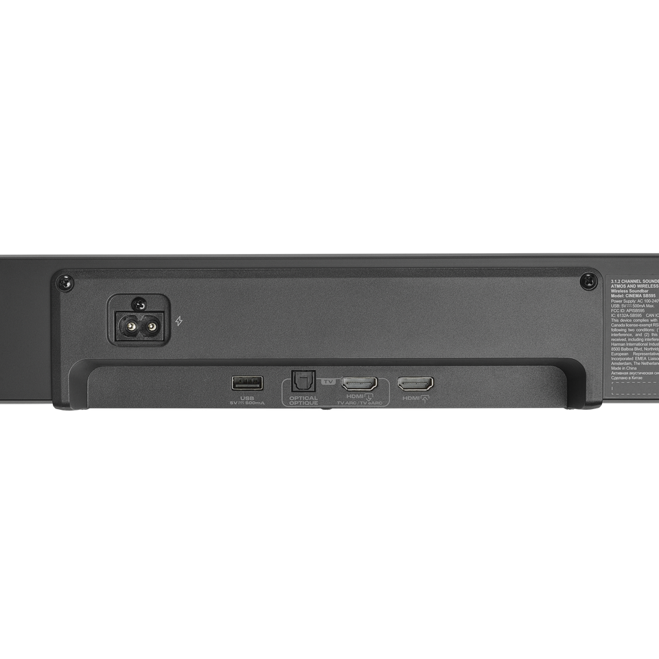 Barra de Sonido JBL CINEMA SB595 - 440W - 3.1.2