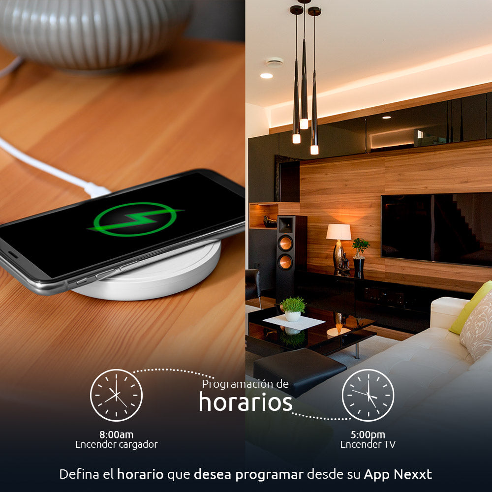 Enchufe Inteligente Nexxt con Protección de Picos