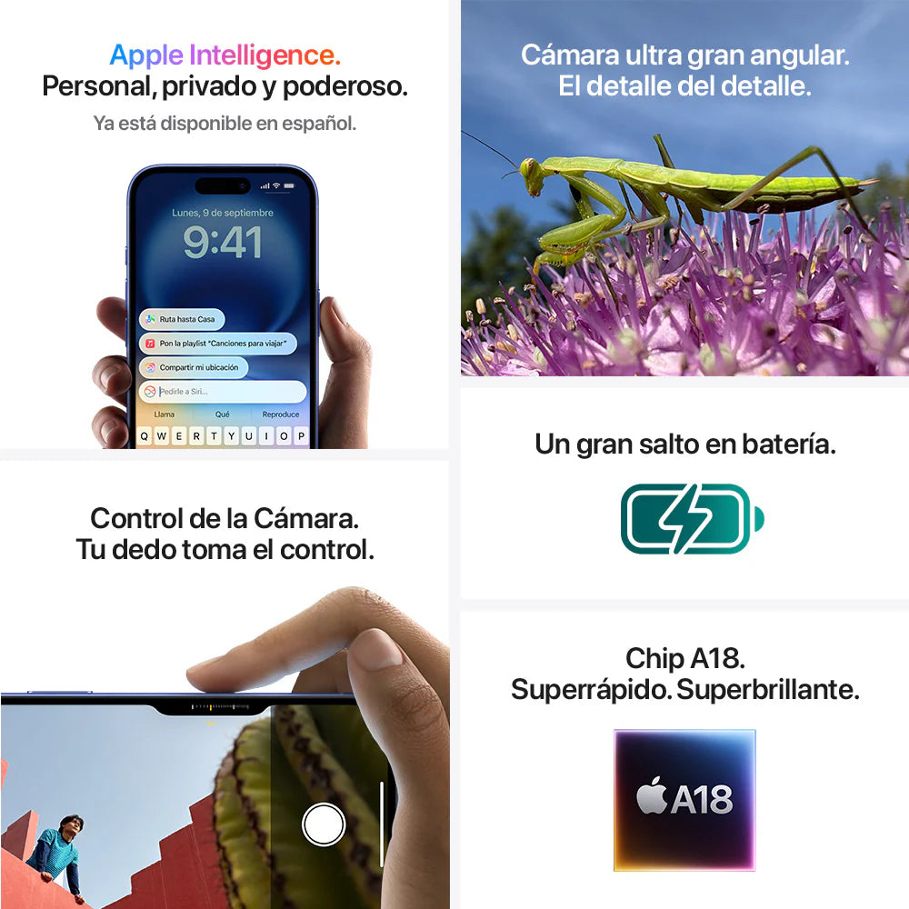 iPhone 16 Plus - Blanco