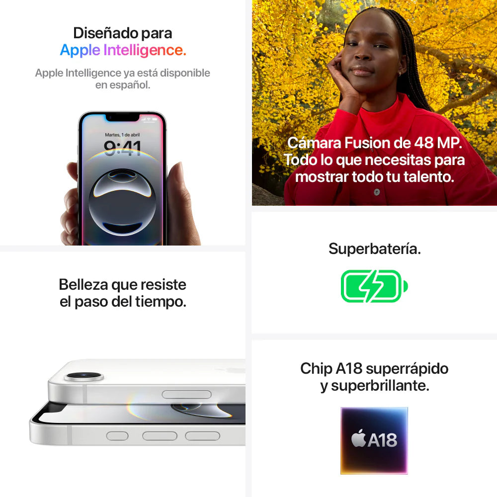 iPhone 16e - Negro