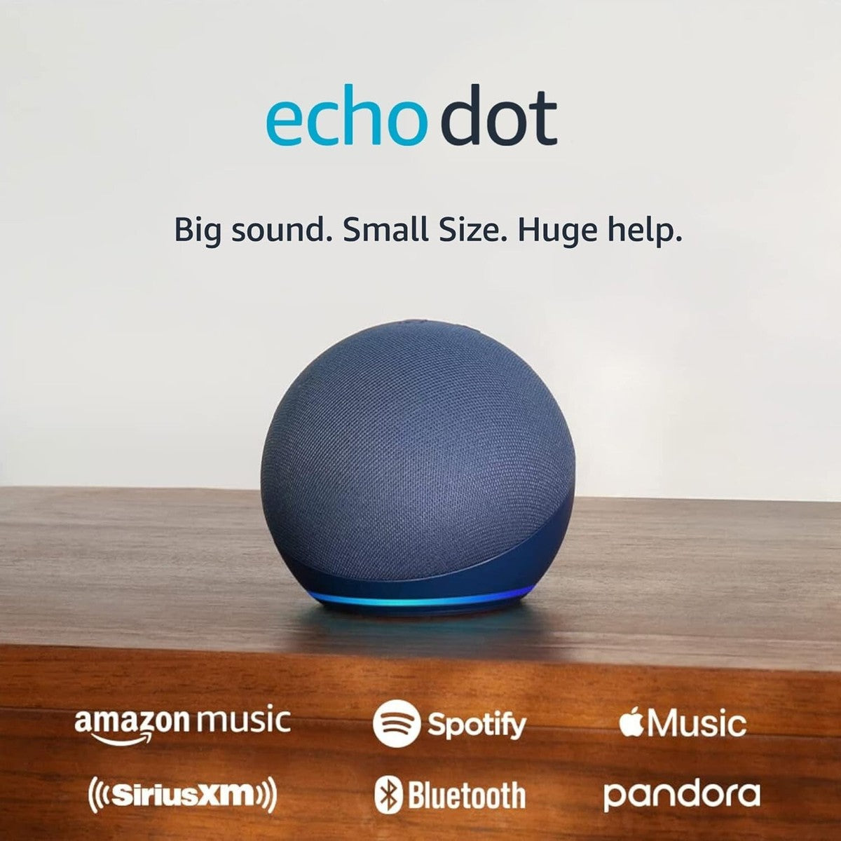 Bocina inteligente Amazon Echo Dot Gen 5 azul con Alexa integrada